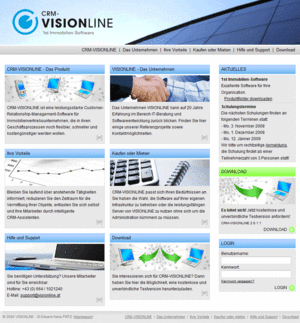 CRM-VISIONLINE Homepage
